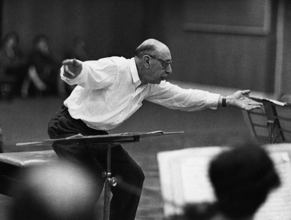 Igor Stravinsky Conducting