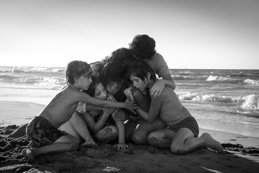 A scene from 'Roma', directed by Cuarón, 2018